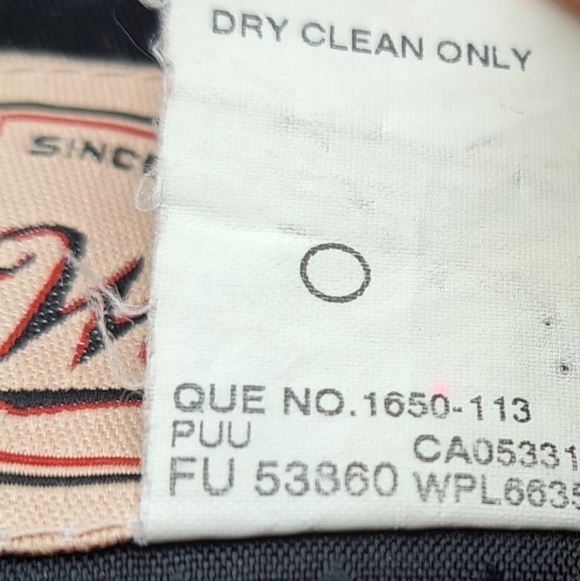 Woolrich dark grey wool mini wrap skirt with fringe edge and button closures S10 - Picture 13 of 13